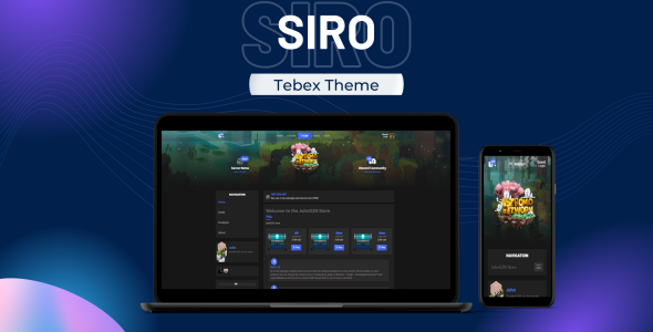 Siro - Tebex/Buycraft Theme [ 4 COLOR STYLES ]